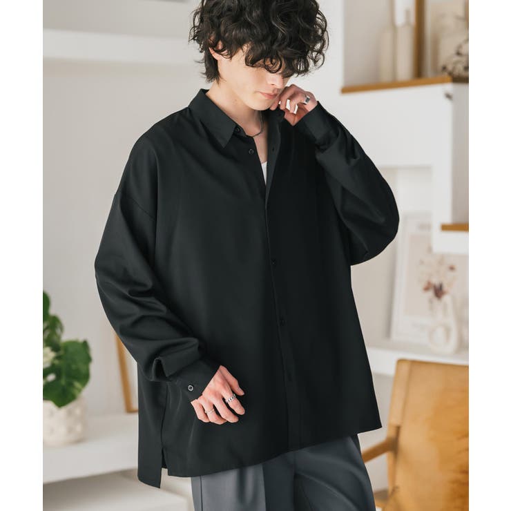 接触冷感 ビッグシャツ 長袖 | Rocky Monroe | 詳細画像2 