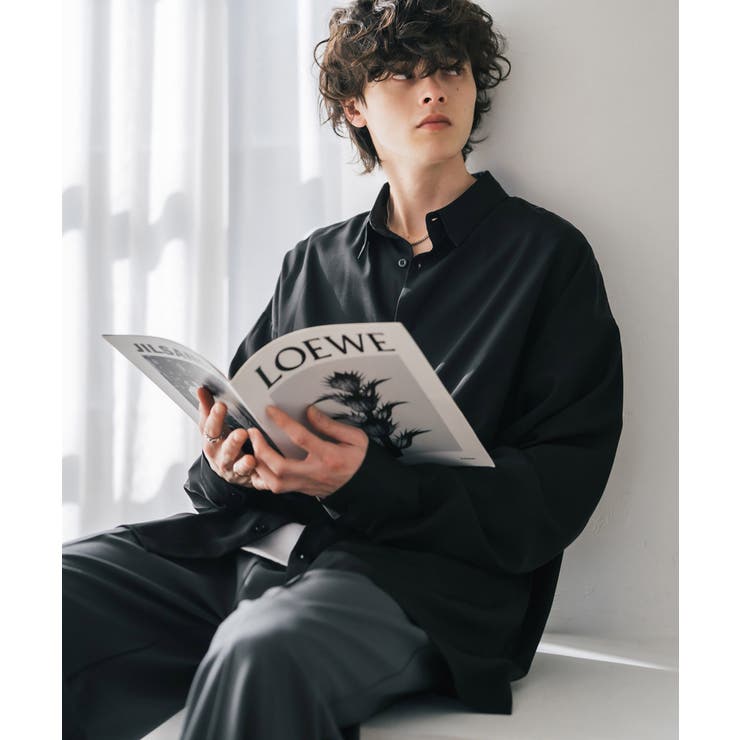 接触冷感 ビッグシャツ 長袖 | Rocky Monroe | 詳細画像5 