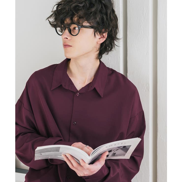 接触冷感 ビッグシャツ 長袖 | Rocky Monroe | 詳細画像15 