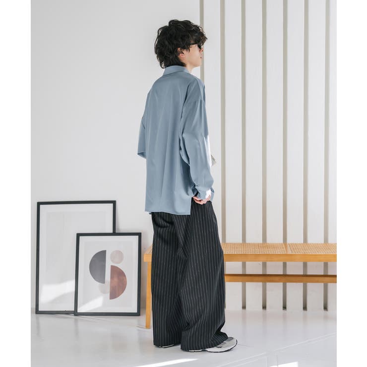 接触冷感 ビッグシャツ 長袖 | Rocky Monroe | 詳細画像25 