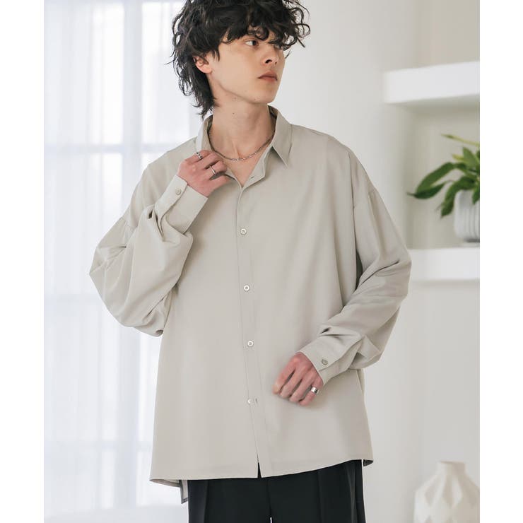 接触冷感 ビッグシャツ 長袖 | Rocky Monroe | 詳細画像26 