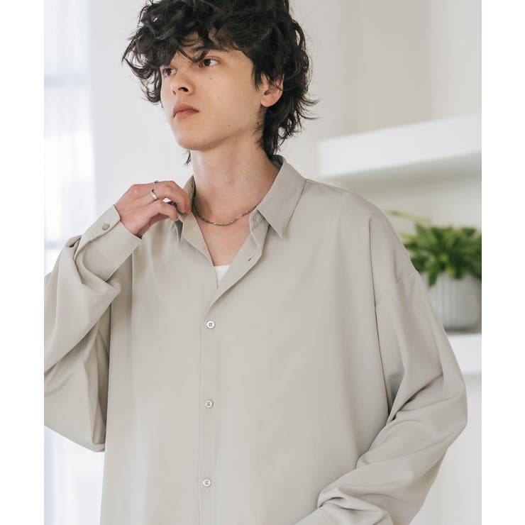 接触冷感 ビッグシャツ 長袖 | Rocky Monroe | 詳細画像27 