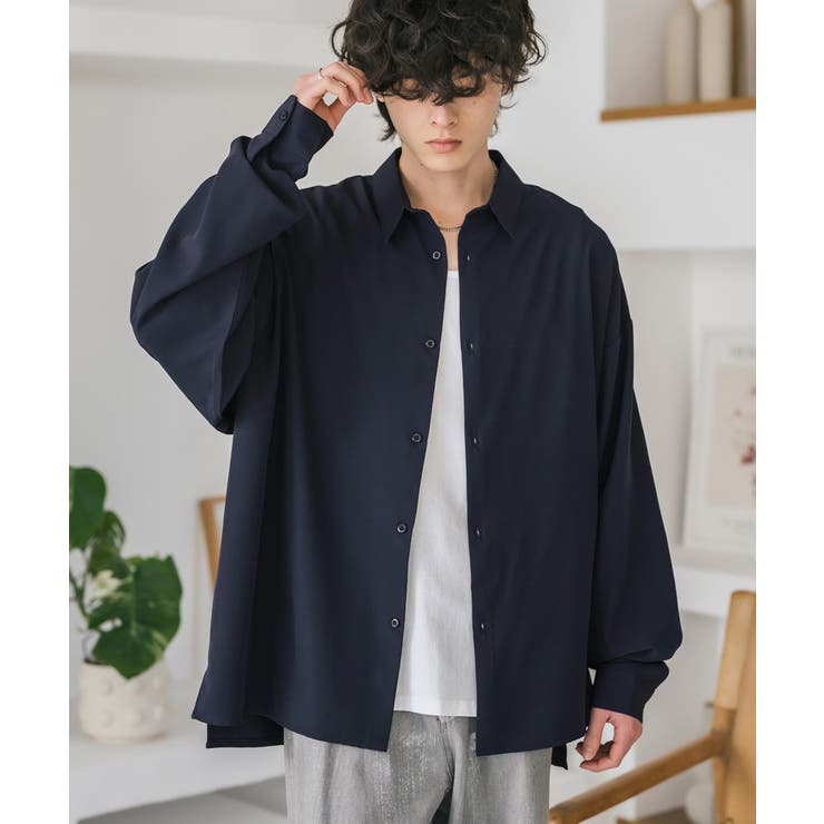 接触冷感 ビッグシャツ 長袖 | Rocky Monroe | 詳細画像29 