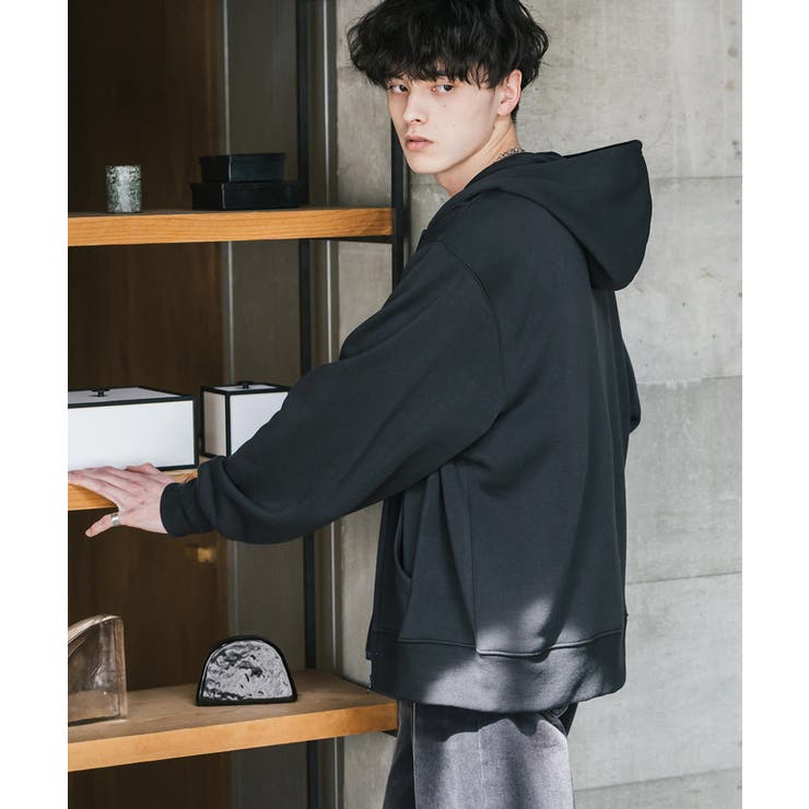 フルジップパーカー オーバーサイズ 無地 | Rocky Monroe | 詳細画像6 