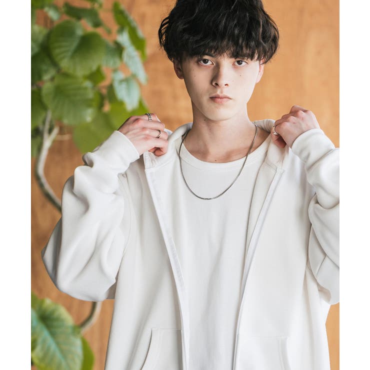 フルジップパーカー オーバーサイズ 無地 | Rocky Monroe | 詳細画像12 