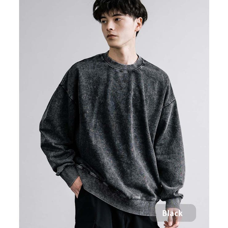 トレーナー ケミカルオーバーダイ オーバーサイズ[品番：OE000008524