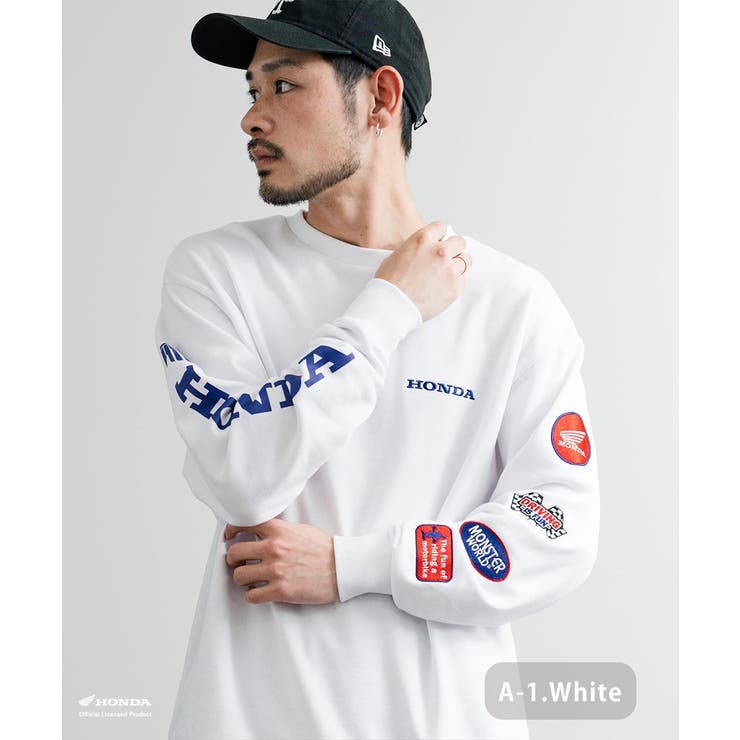 トレーナー ワッペン刺繍 裏毛[品番：OE000008548]｜Rocky Monroe