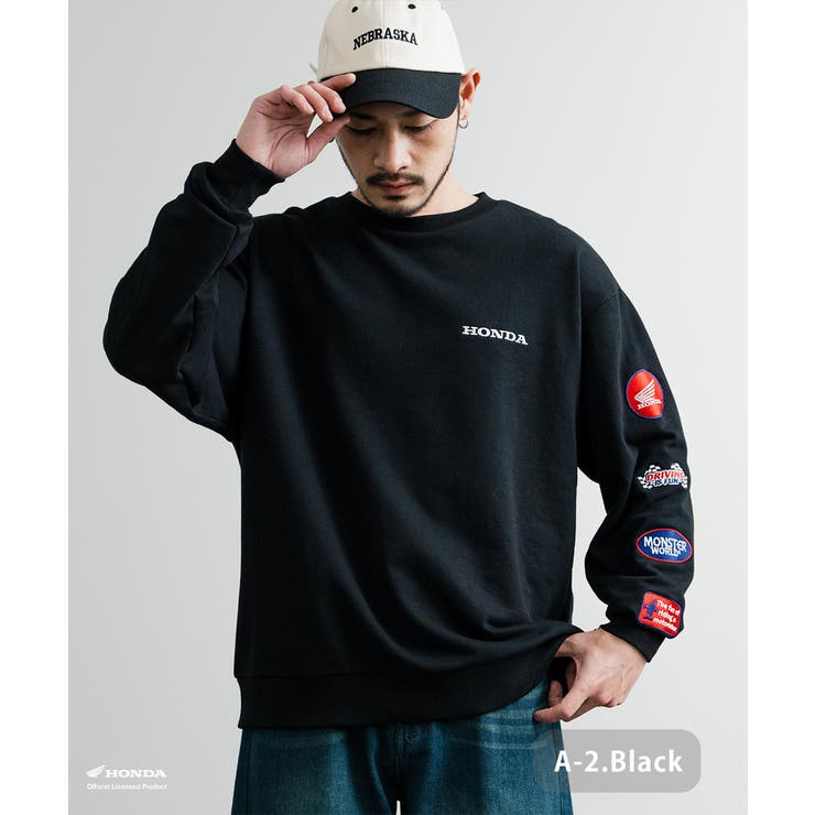 rosy monster バックロゴベーシックスウェット rosy monster バック