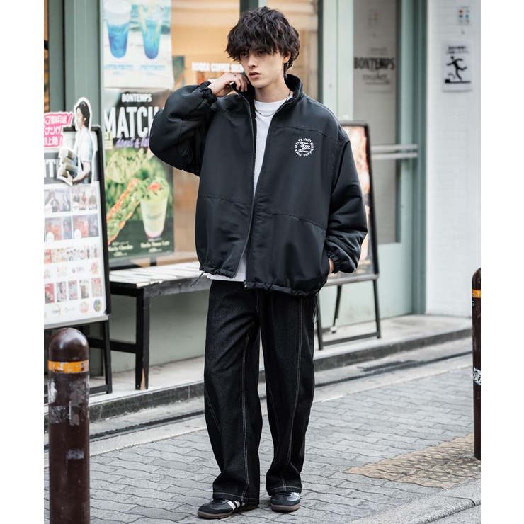 TFW49 リバーシブルブルゾン　黒　Mサイズ　ボア ノースフェイス ボアジャケット リバーシブル[品番：OE000007743