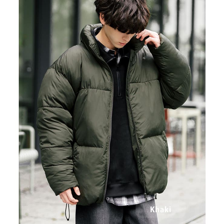 ファイバーダウンジャケット オーバーサイズ 中綿[品番