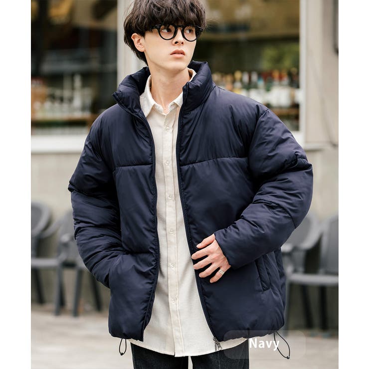 ファイバーダウンジャケット オーバーサイズ 中綿[品番：OE000008959