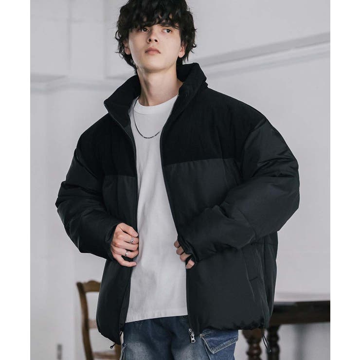 ブラックオーバーサイズ ダウンジャケット Rocky Monroe（ロッキーモンロー） ダウンジャケット ダウン 新色追加