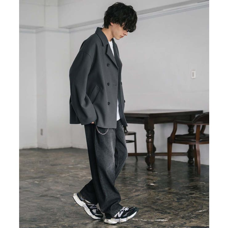 Pコート ショート丈 ダブルブレスト | Rocky Monroe | 詳細画像8 