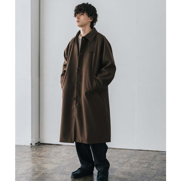 ステンカラーロングコート 2Way チンストラップ | Rocky Monroe | 詳細画像7 