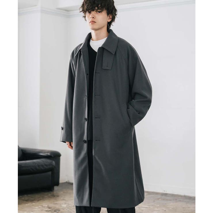 ステンカラーロングコート 2Way チンストラップ | Rocky Monroe | 詳細画像12 