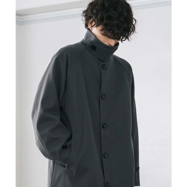 ステンカラーロングコート 2Way チンストラップ | Rocky Monroe | 詳細画像13 