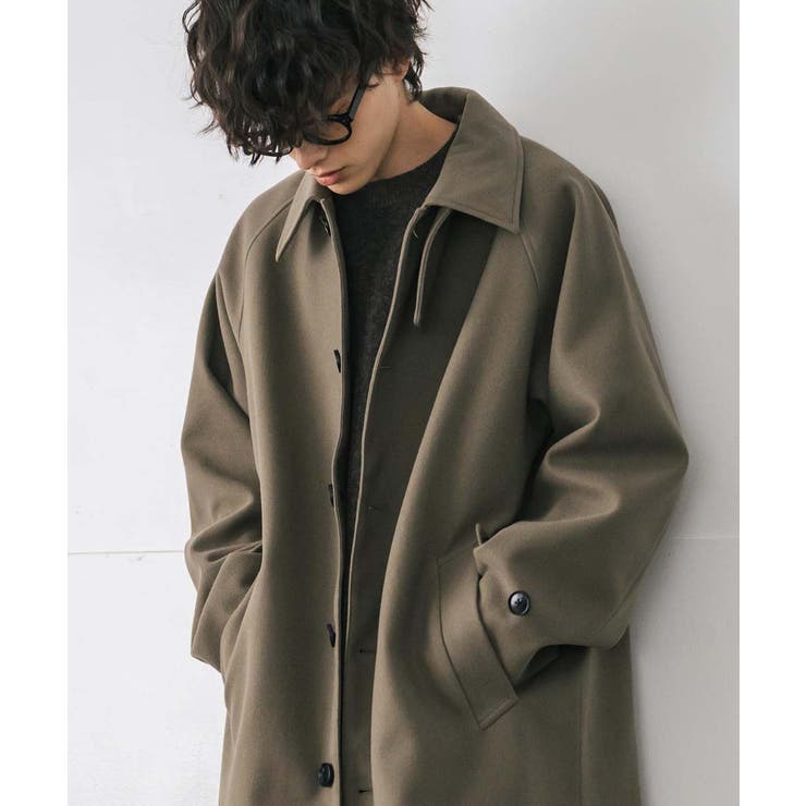 ステンカラーロングコート 2Way チンストラップ | Rocky Monroe | 詳細画像18 