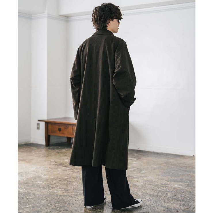 ステンカラーロングコート 2Way チンストラップ | Rocky Monroe | 詳細画像21 