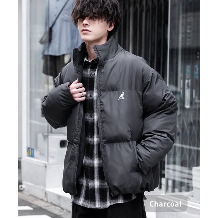 チャコール | KANGOL 中綿ジャケット ファイバーダウン | Rocky Monroe