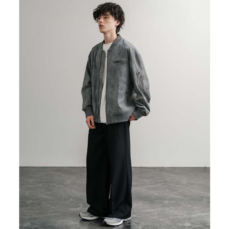 ブルゾン フライトジャケット 合成皮革 | Rocky Monroe | 詳細画像14 