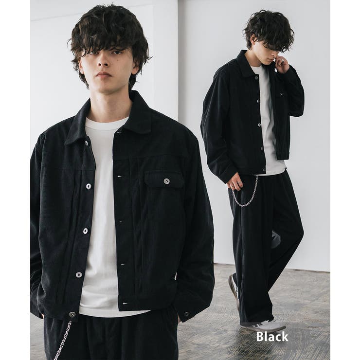 ブラック | セットアップ コーデュロイ 中太コール | Rocky Monroe