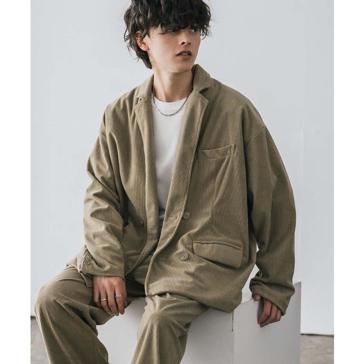 セットアップ コーデュロイ 中太コール[品番：OE000009008]｜Rocky