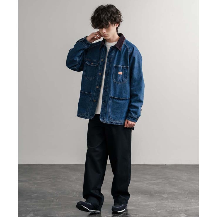 カバーオール デニムジャケット 裏フリース[品番：OE000009006]｜Rocky