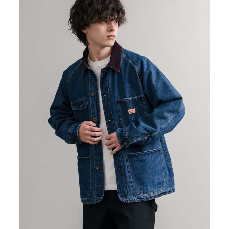 カバーオール デニムジャケット 裏フリース[品番：OE000009006]｜Rocky