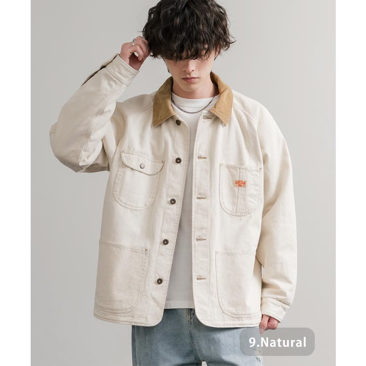 カバーオール デニムジャケット 裏フリース[品番：OE000009006]｜Rocky