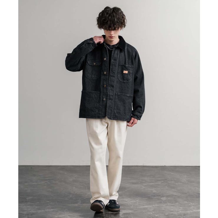 カバーオール デニムジャケット 裏フリース[品番：OE000009006]｜Rocky