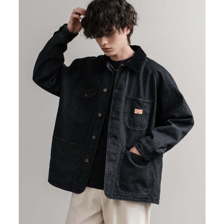 カバーオール デニムジャケット 裏フリース[品番：OE000009006]｜Rocky