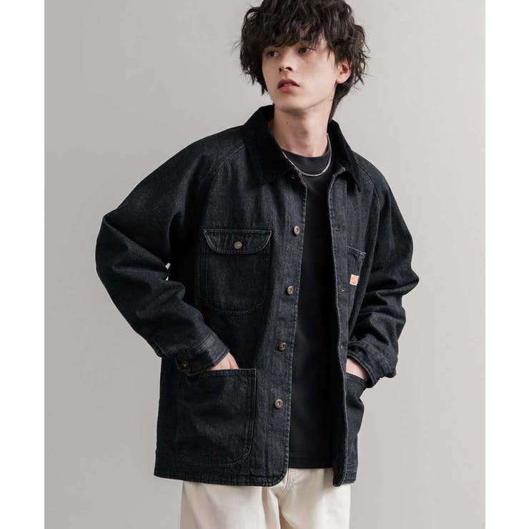 カバーオール デニムジャケット 裏フリース[品番：OE000009006]｜Rocky