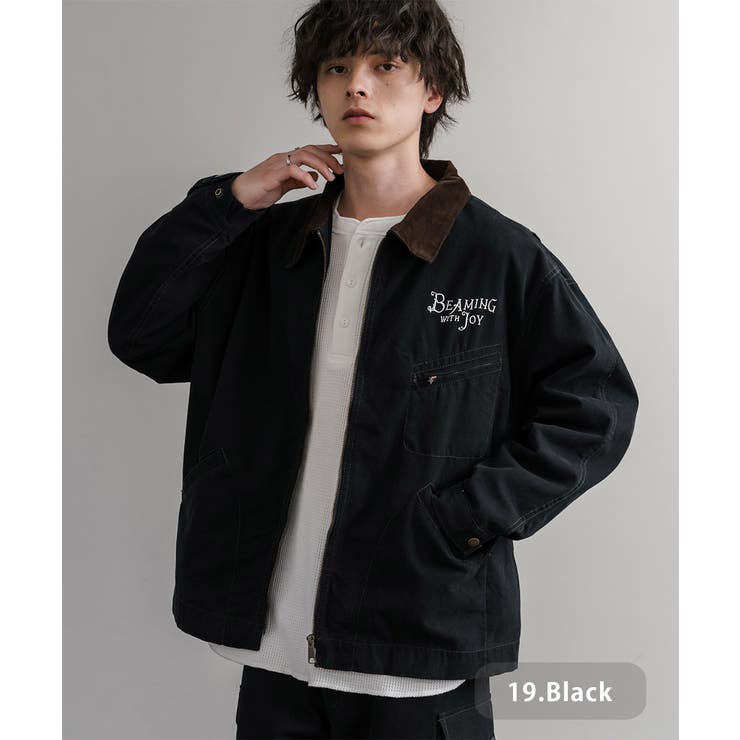 19.ブラック | KRIFFMAYER ワークジャケット ダック | Rocky Monroe