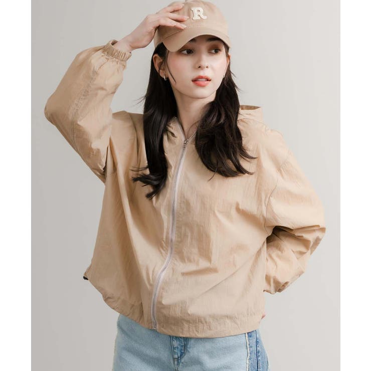 iCB アイシービー ショートブルゾン マウンテンパーカー フード付き どこで 買える かファッション - iCB アイシービー ショート