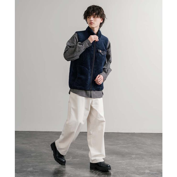 シャギーボアベスト 前開き LOGOS | Rocky Monroe | 詳細画像8 