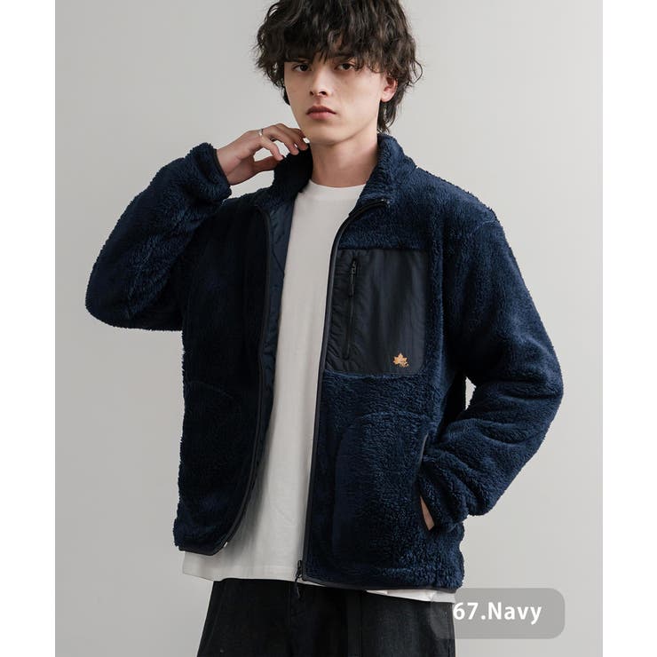 AiE ボアブルゾン ad thie（アドティエ） ブルゾン アウター ヴィンテージライク ボア