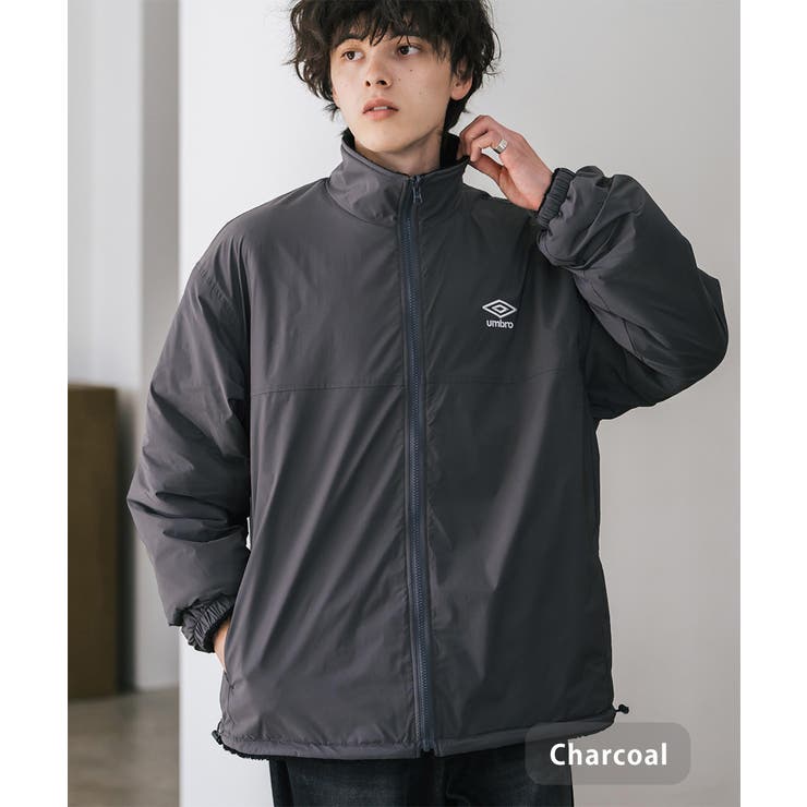 チャコール | UMBRO ボアジャケット リバーシブル | Rocky Monroe