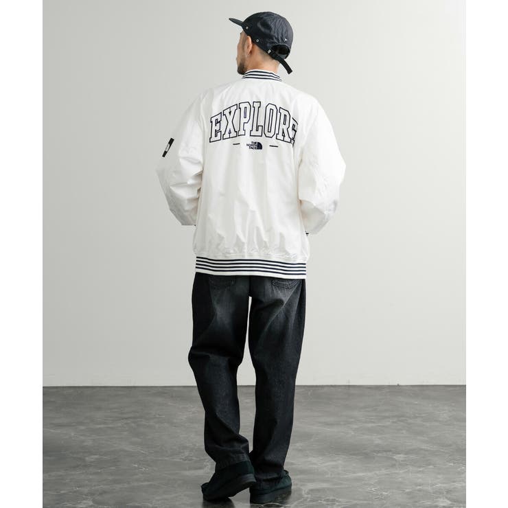 アルベロベロ　オフホワイト　レースジャケット THENORTHFACE WHITELABEL ボマージャケット[品番：OE000008847
