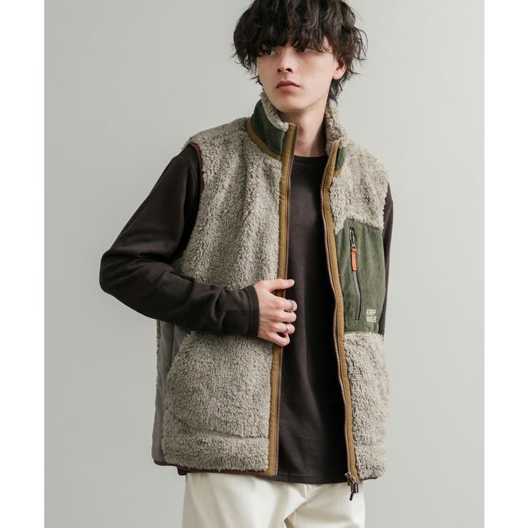 ボアベスト 前開き シャギーボア | Rocky Monroe | 詳細画像5 