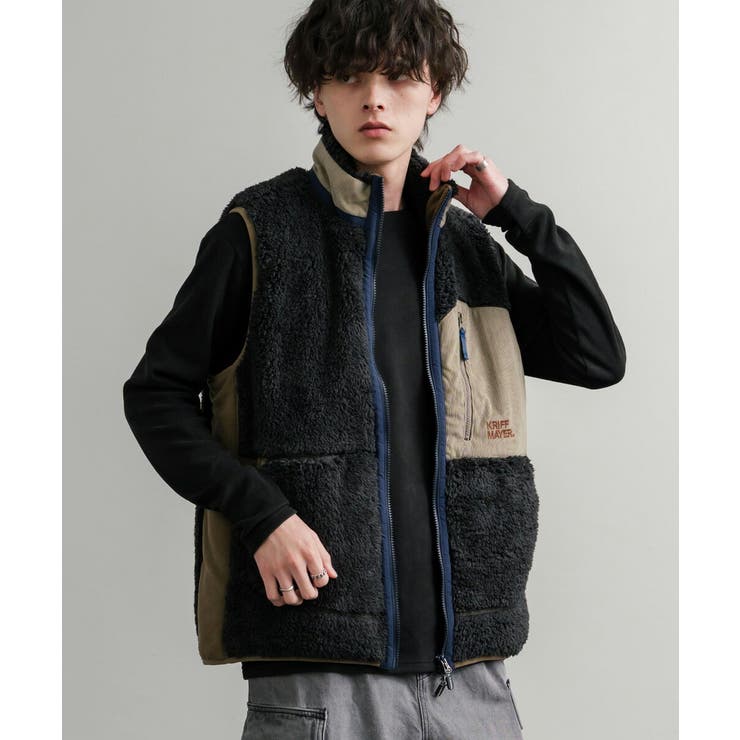 ボアベスト 前開き シャギーボア | Rocky Monroe | 詳細画像8 