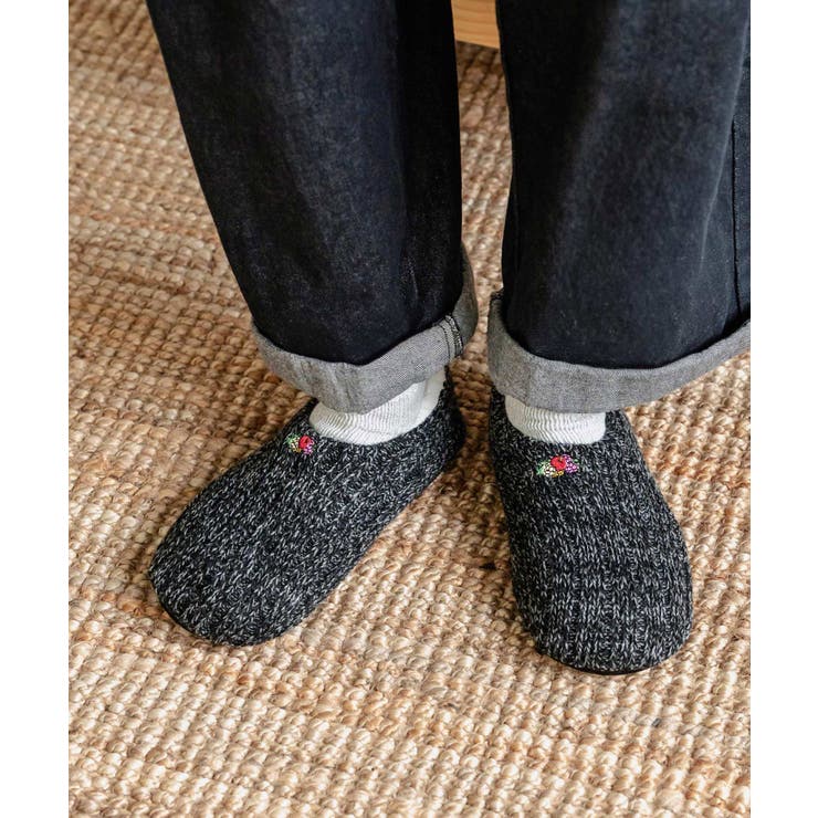 スリッパ 裏ボア ニット | Rocky Monroe | 詳細画像3 