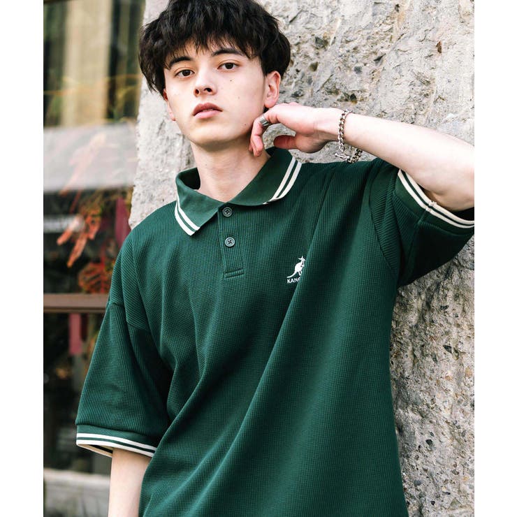 KANGOL 半袖ポロシャツ ワッフル[品番：OE000008654]｜Rocky Monroe