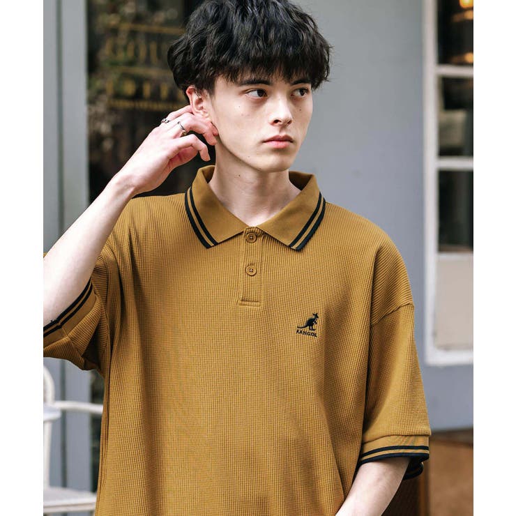 KANGOL 半袖ポロシャツ ワッフル[品番：OE000008654]｜Rocky Monroe