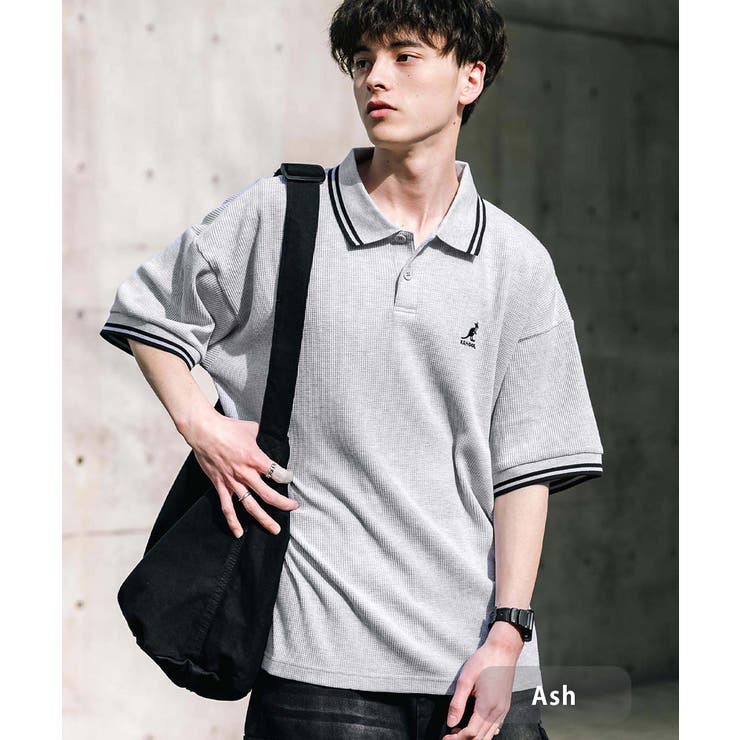 KANGOL 半袖ポロシャツ ワッフル[品番：OE000008654]｜Rocky