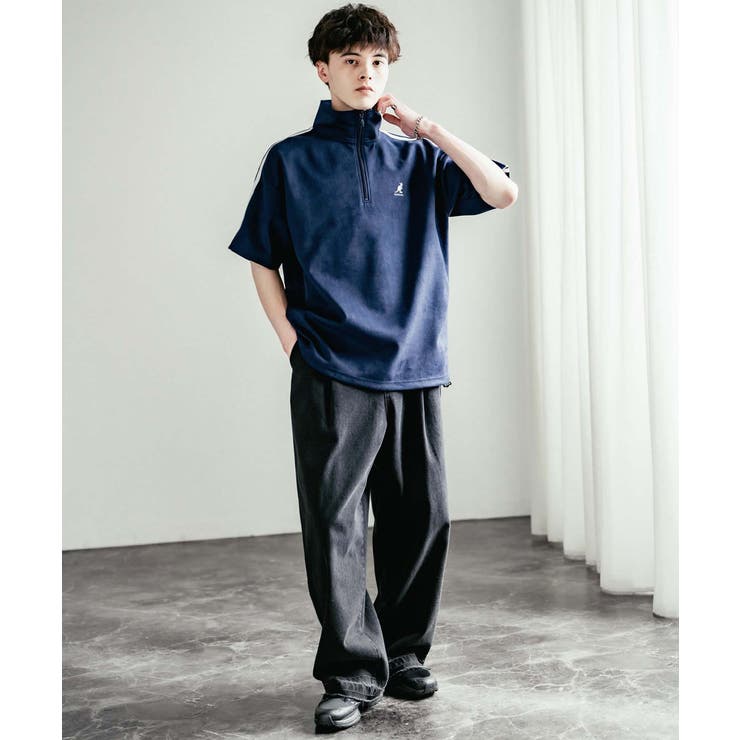 ガンバ大阪 ハーフジップジャケット M-L 長袖、半袖、パンツ O-XO KANGOL ハーフジップ半袖Tシャツ カットスエード[品番