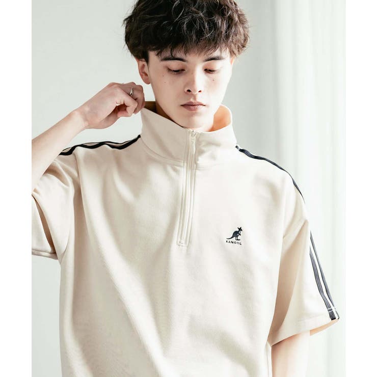 ガンバ大阪 ハーフジップジャケット M-L 長袖、半袖、パンツ O-XO KANGOL ハーフジップ半袖Tシャツ カットスエード[品番