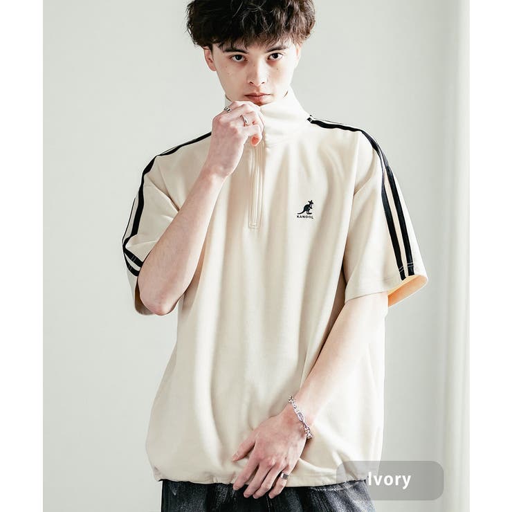 ガンバ大阪 ハーフジップジャケット M-L 長袖、半袖、パンツ O-XO KANGOL ハーフジップ半袖Tシャツ カットスエード[品番