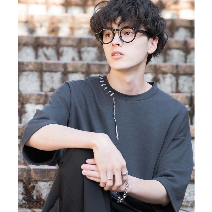 カットソー 半袖 ハンドステッチ | Rocky Monroe | 詳細画像6 