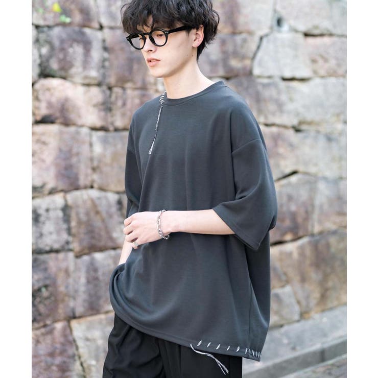 カットソー 半袖 ハンドステッチ | Rocky Monroe | 詳細画像7 