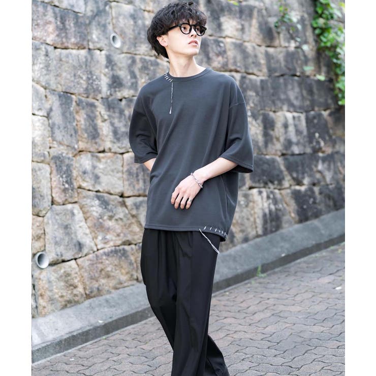 カットソー 半袖 ハンドステッチ | Rocky Monroe | 詳細画像8 